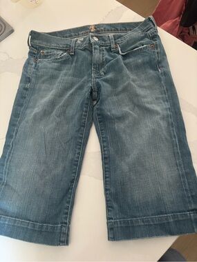 7 For All Mankind dojo Bermuda shorts size 28
